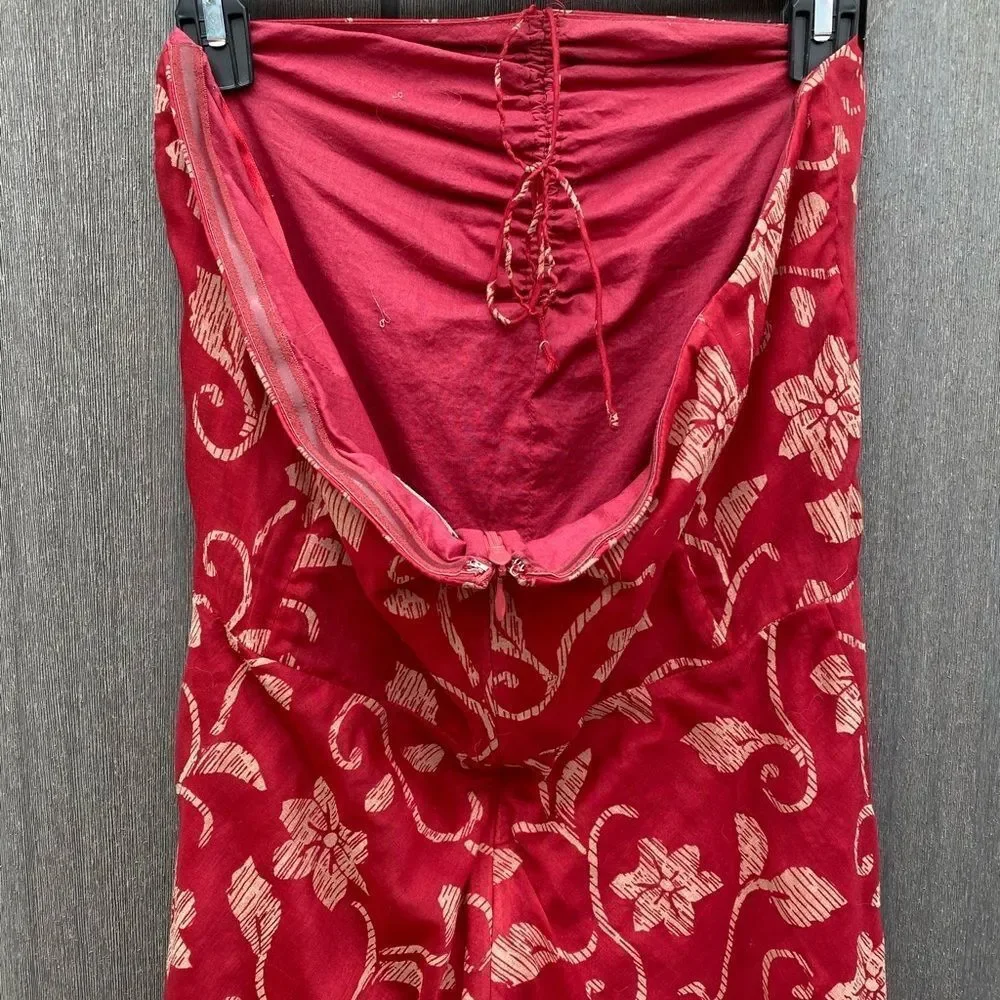 J. Crew‎ Floral Strapless Dress